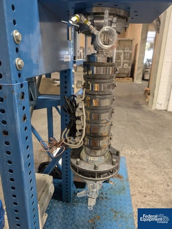 1.16 sq.ft. Pope Wiped Film Evaporator, Stainless Steel and Glass, 4" diameter Stainless Steel rotor - Image 8
