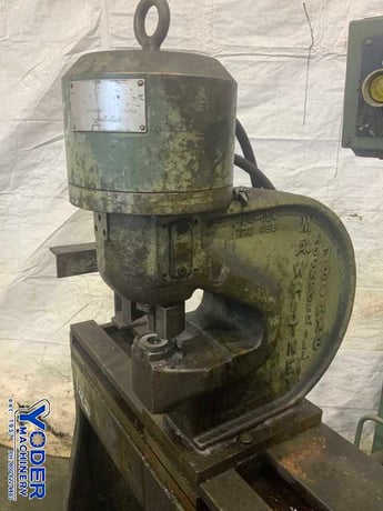 100 Ton, Whitney #790-AX6, flange hydraulic punch, 6-1/4" throat, 1-5/8" stroke, 10 HP (2 available) - Image 5
