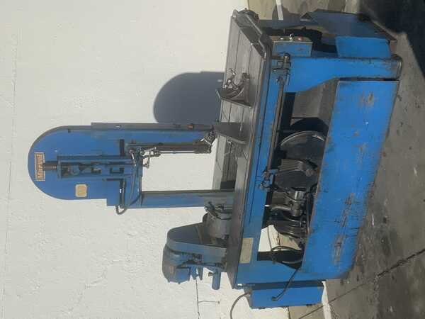 18" x 18" Marvel #8, vertical band saw, 14' 6" x 3/4" blade, power feed, 45° head tilt, 1 HP - Image 1