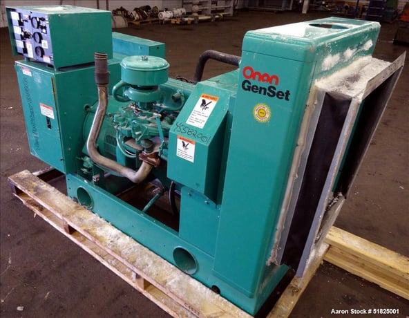 35 KW Onan #35SJB, standby natural gas generator set, 403 hours, 277/480 Volts - Image 4
