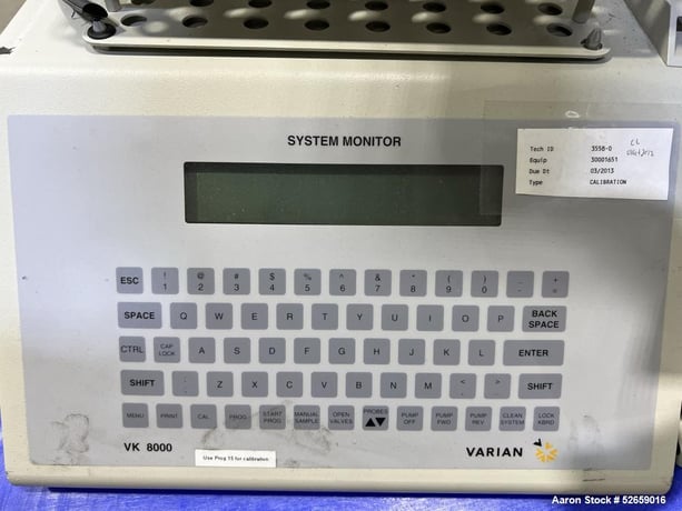 Lab Equipment, VanKel #10-0700. VK 7010 apparatus set up for 8 (4+4) spindles, (8) 3-1/2" diameter vessels - Image 7