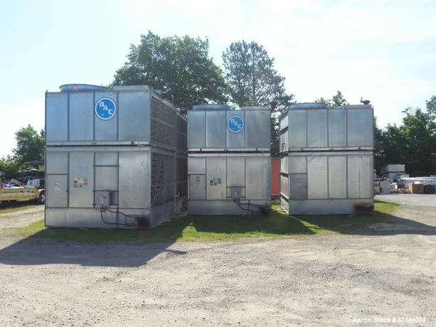 361 Ton, BAC #15425-2, 2-cell cooling tower, galvanized steel, bottom equalizer connection - Image 3