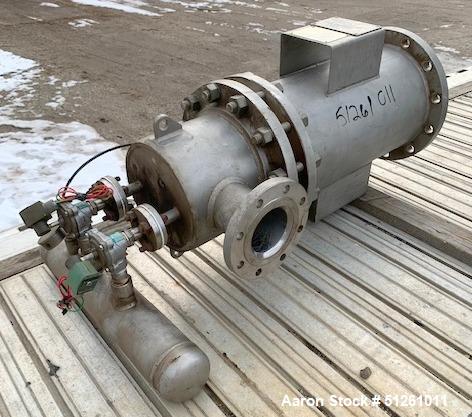 Fairey Microfiltrex / Porvair, pulse jer filter system / dust collector, 316L Stainless Steel, vertical, 1996 - Image 5