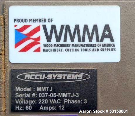 Accu-Systems #MMTJ, miter door CNC machining center - Image 8
