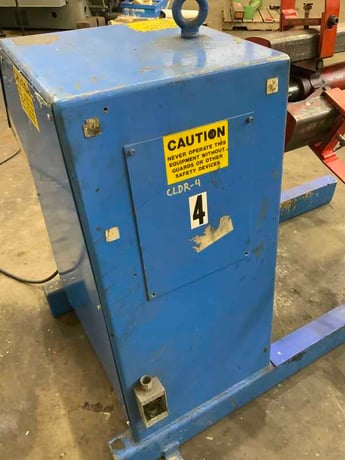 4000 lb. Press Room Equipment #PR-364000DC, motorized coil reel, 36" width, 15"-20" ID, 60" outside - Image 3