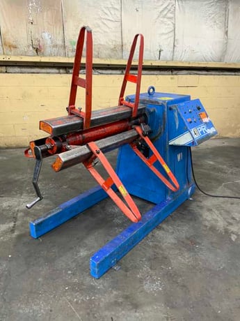 4000 lb. Press Room Equipment #PR-364000DC, motorized coil reel, 36" width, 15"-20" ID, 60" outside - Image 7