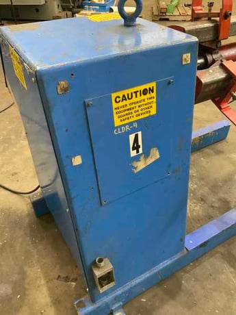 4000 lb. Press Room Equipment #PR-364000DC, motorized coil reel, 36" width, 15"-20" ID, 60" outside - Image 10