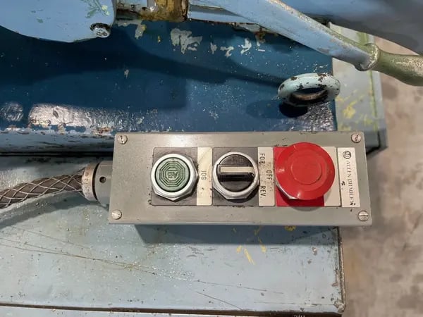36" x .11" Egan PressPartner #S20-836, press feed straightener, 2.5" roll diameter, entry guide, pinch rolls - Image 10