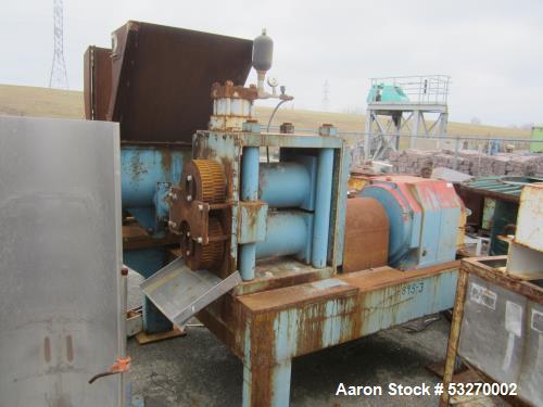 No. WP30-5-5 Ferro Tech, Roll Compactor, (2) 12" diameter x 5" width Rolls, 3/4" width x 21/4" L Roll Face - Image 1