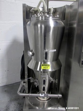 Fluid Air #0020, Fluid Bed Dryer Granulator, Stainless Steel, 12 kW Heater, 575 V, 1999 - Image 6
