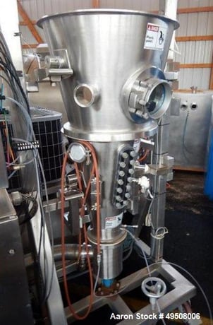 Glatt #GPCG-5, Fluid Bed Dryer, 22 liter capacity, 7" & 9" Wurster inserts - Image 8