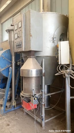 GEA Niro #Production-Minor, Spray Dryer, Stainless Steel, 46.8" diameter x 31.2" straight side x 31.2" cone - Image 3