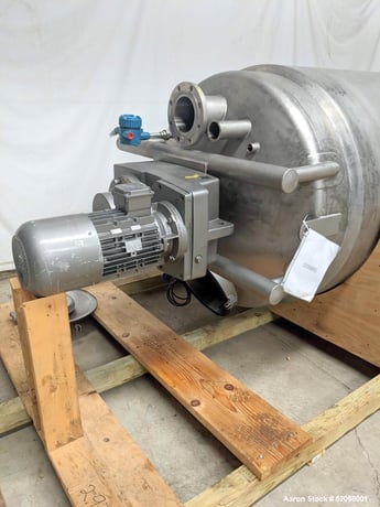 500 gallon A &B Process Systems, Jacketed Processor Tank, Stainless Steel, 48" diameter x 49" straight side - Image 3