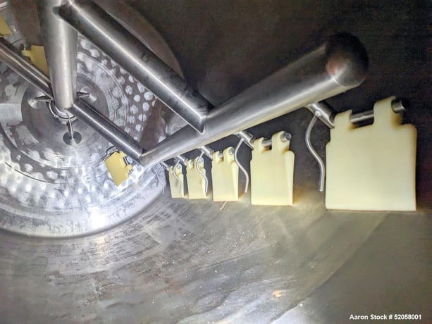 500 gallon A &B Process Systems, Jacketed Processor Tank, Stainless Steel, 48" diameter x 49" straight side - Image 9
