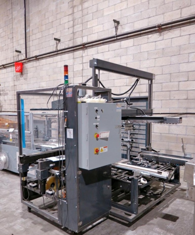 A.B. Sealer #Maximum-7, case erector with taping unit, adjustable box size, upper striper - Image 1