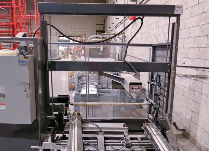 A.B. Sealer #Maximum-7, case erector with taping unit, adjustable box size, upper striper - Image 4