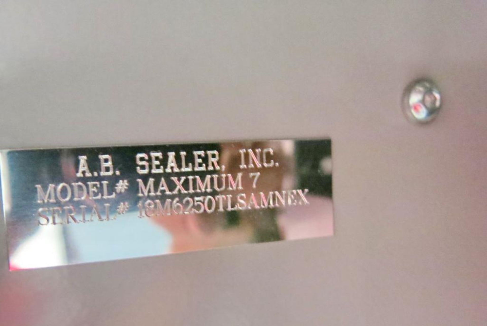 A.B. Sealer #Maximum-7, case erector with taping unit, adjustable box size, upper striper - Image 6