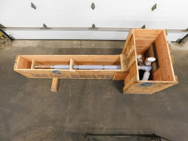 Pfaudler Cryo-Lock, glass lined 3 blade agitator, 107.5" long x 3" diameter - Image 4