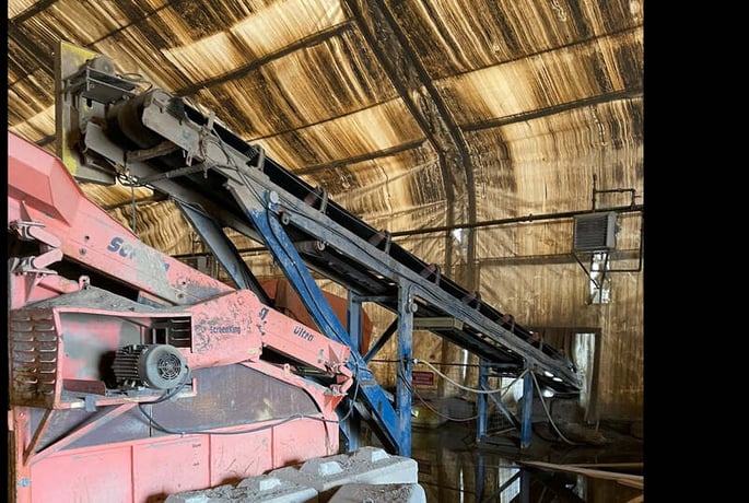 30" wide x 30' long, Infeed conveyor, mining, aggregate or oil & gas - Image 1