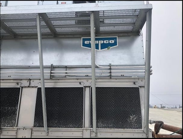 547 Ton, Evapco #4T29918, cooling tower, (2) 20 HP fans, serial #14587447 - Image 2