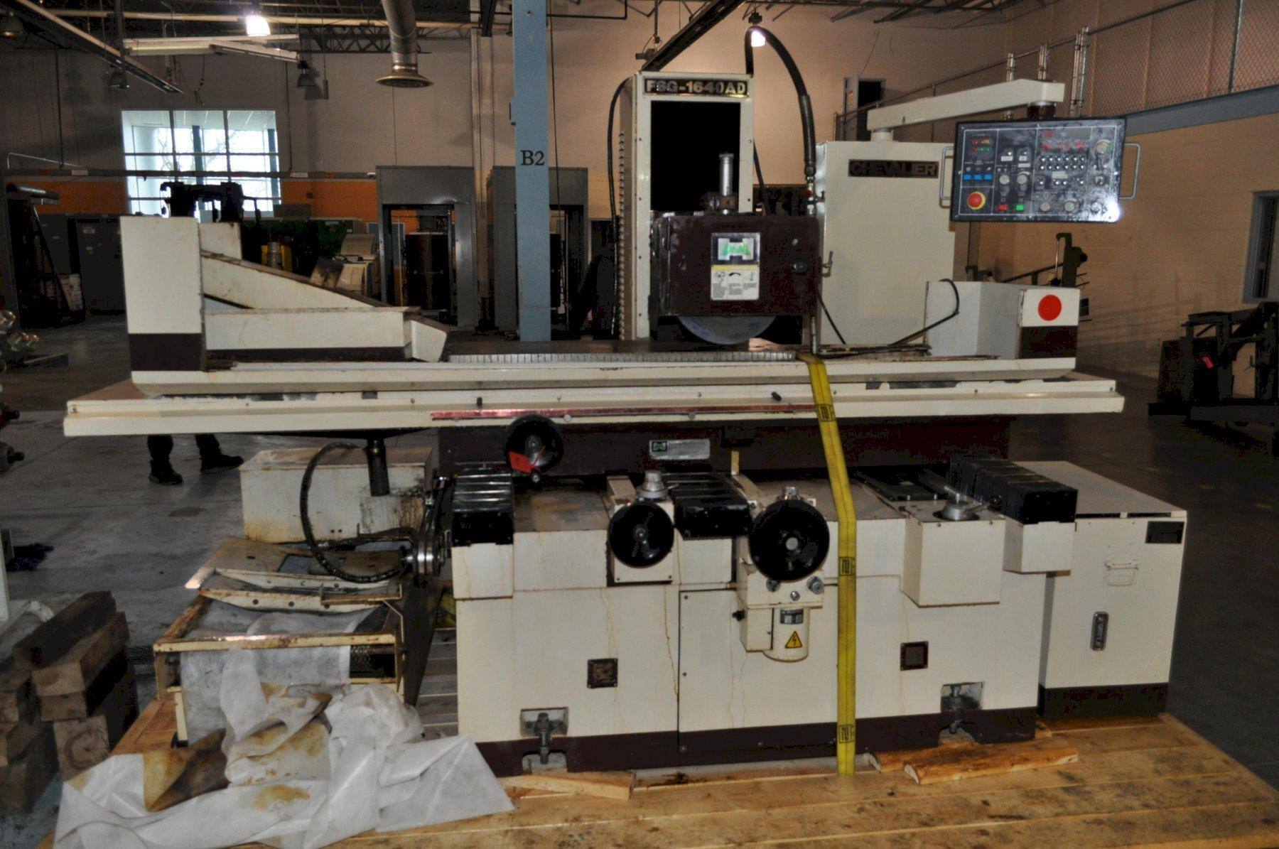 16" x 40" Chevalier #FSG-1640AD, hydraulic surface grinder, 14" grinding wheel, wheel dresser, 1998 - Image 1
