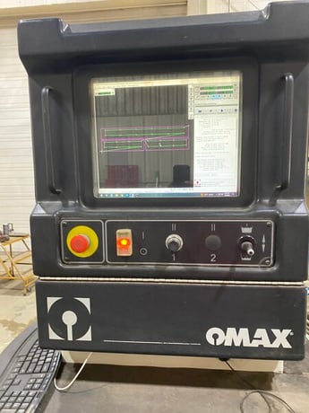 Omax #120X JetMachining Center Waterjet Cutting System, 50 HP, Omax Based Control, 2014 - Image 2