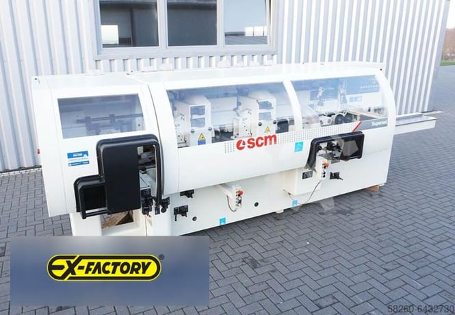 SCM #Superset-TX, feed through moulder, 7-head, 9-7/16" x 4-3/4" capacity, 1-9/16" spindle - Image 1