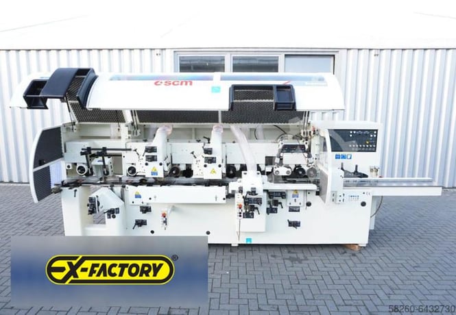SCM #Superset-TX, feed through moulder, 7-head, 9-7/16" x 4-3/4" capacity, 1-9/16" spindle - Image 6