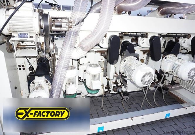 SCM #Superset-TX, feed through moulder, 7-head, 9-7/16" x 4-3/4" capacity, 1-9/16" spindle - Image 9