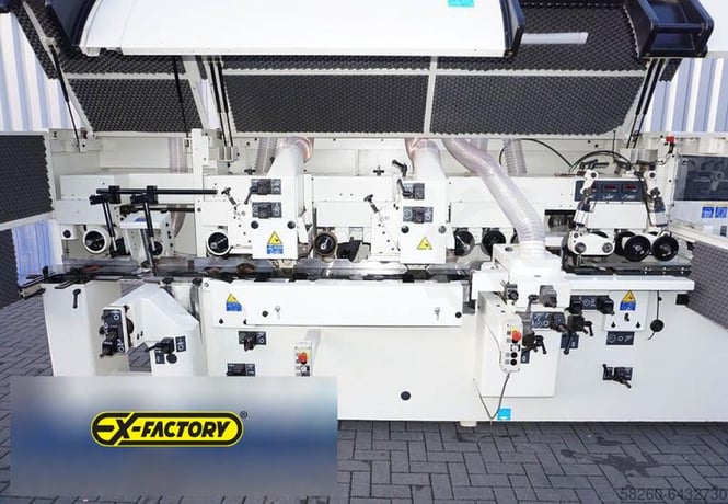 SCM #Superset-TX, feed through moulder, 7-head, 9-7/16" x 4-3/4" capacity, 1-9/16" spindle - Image 10