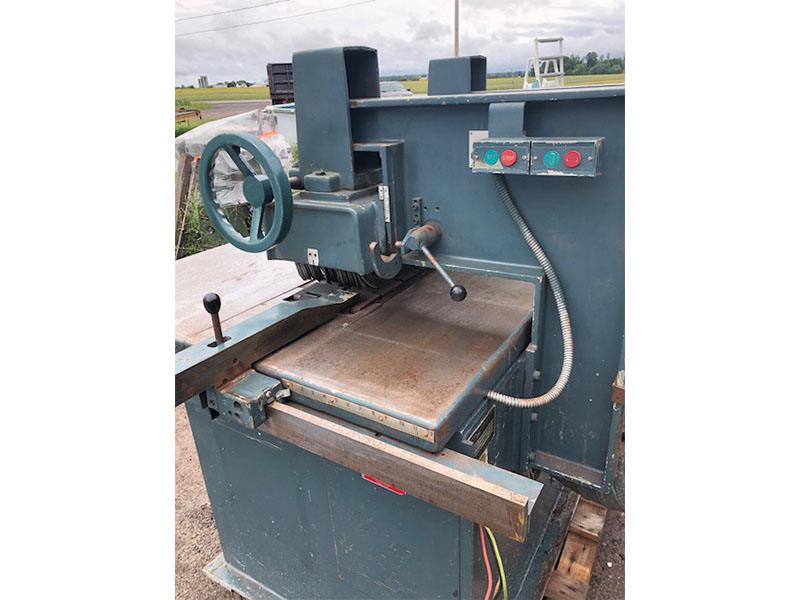 Diehl #SL-55, single blade straight line rip-saw, 15 HP, 2" arbor, 16" blade, 30-120 FPM, automatic drip - Image 4