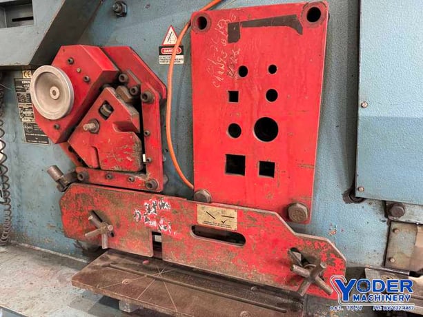 8" x 8" x 3/4" Kingsland #XS, hydraulic ironworker, 175 ton, 24" throat, 15 HP - Image 5