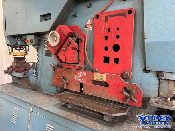 8" x 8" x 3/4" Kingsland #XS, hydraulic ironworker, 175 ton, 24" throat, 15 HP - Image 9