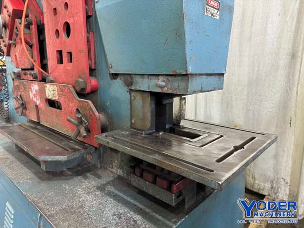 8" x 8" x 3/4" Kingsland #XS, hydraulic ironworker, 175 ton, 24" throat, 15 HP - Image 10
