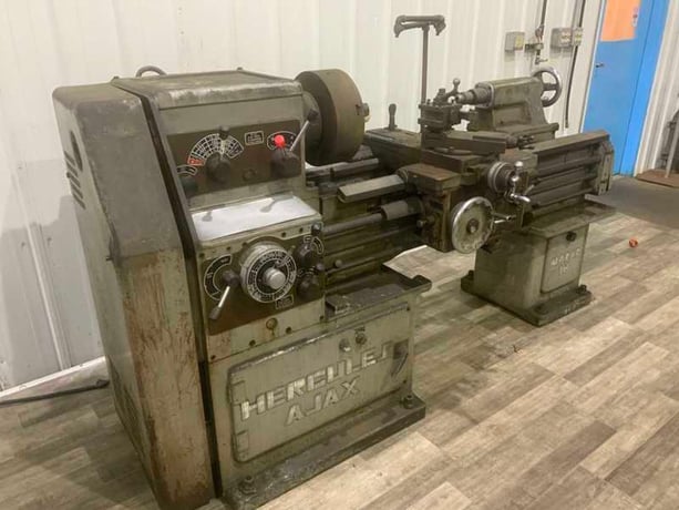 18" x 40" Hercules, Ajax #18, gap bed engine lathe, 8-1/4" swing over cross slide, inch/metric, 3-jaw 12" - Image 2