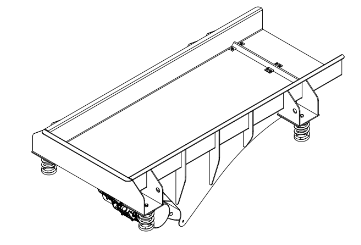 48" wide x 10' long, Model VF1200x3000, vibratory conveyor, tapering design discharge, new - Image 4