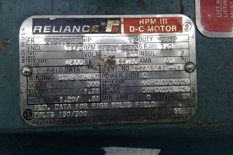 15 HP 1750/2300 RPM Reliance T25S0302E-NS, Frame SC2512ATZ, TEFC, 500 VA - Image 6
