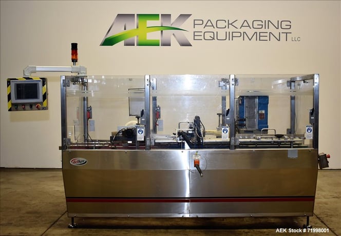 Delkor #FSC, Top Seal Carton Flange Closer, K Cup, 55 CPM, 20" L x 14" width x 14.5" H max Carton Size, 480 V - Image 1