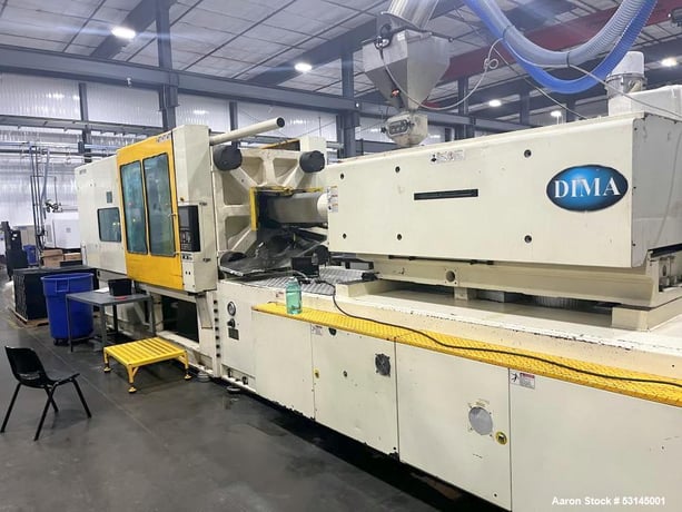 650 Ton, 92 oz., DS Machinery #DMT-650, Dima Injection Mold Machine, 33" max Opening stroke, 16.5"-35" Mold - Image 1