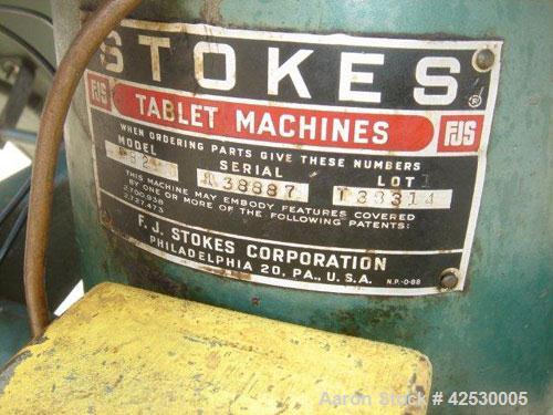 2.5 Ton, Stokes #BB2, Rotary Tablet Press, 27-Station, 725-1400 tablets/min., 5/8" tablet diameter, 11/16" - Image 5