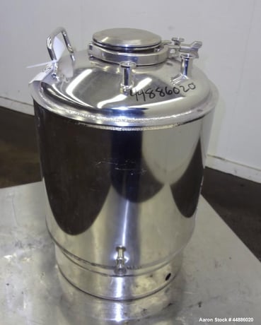 5.2 gallon Alloy Products, Stainless Steel vertical reactor, 12" diameter x 10" straight side, 50 psi @ - Image 2