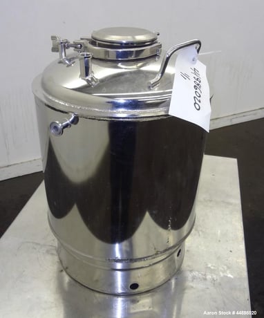 5.2 gallon Alloy Products, Stainless Steel vertical reactor, 12" diameter x 10" straight side, 50 psi @ - Image 4