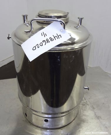 5.2 gallon Alloy Products, Stainless Steel vertical reactor, 12" diameter x 10" straight side, 50 psi @ - Image 5