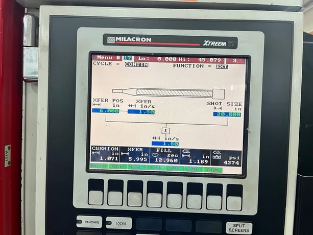 500 Ton, 72 oz., Cincinnati Milacron #NT550-80, Powerline Electric Injection Molding Machine, 2001 - Image 5