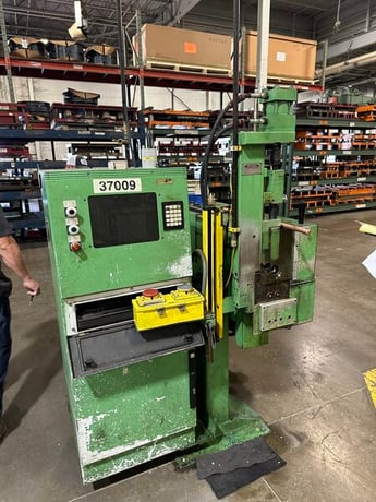 Carson #AHP-2x48, automated tube hole punch, .500"-2.625" tube outside dimension, .562"-72" hole to clamped - Image 2