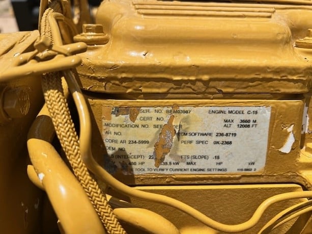 450 HP Caterpillar #C15, industrial diesel engine, 1800 RPM, 753 hours, rblt. - Image 5