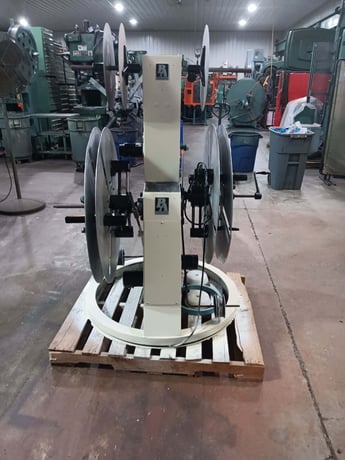 600 lb. PA Industries #DSRA600-D, uncoiler, 600 lb. each side, serial #SP19/53632H - Image 3