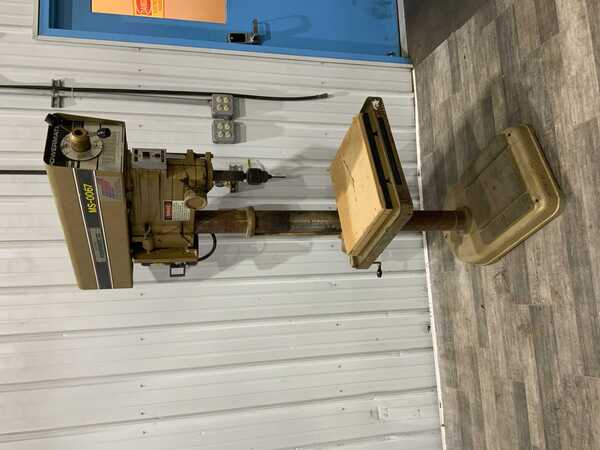 10" Powermatic #1200, single spindle drill, 10" throat, 6" spindle travel, 40" x24" table area - Image 7