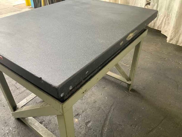 36" x 48" Mitchell, black granite plates, ledges on all 4 sides - Image 3