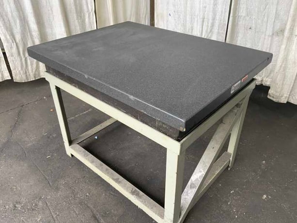 36" x 48" Mitchell, black granite plates, ledges on all 4 sides - Image 5